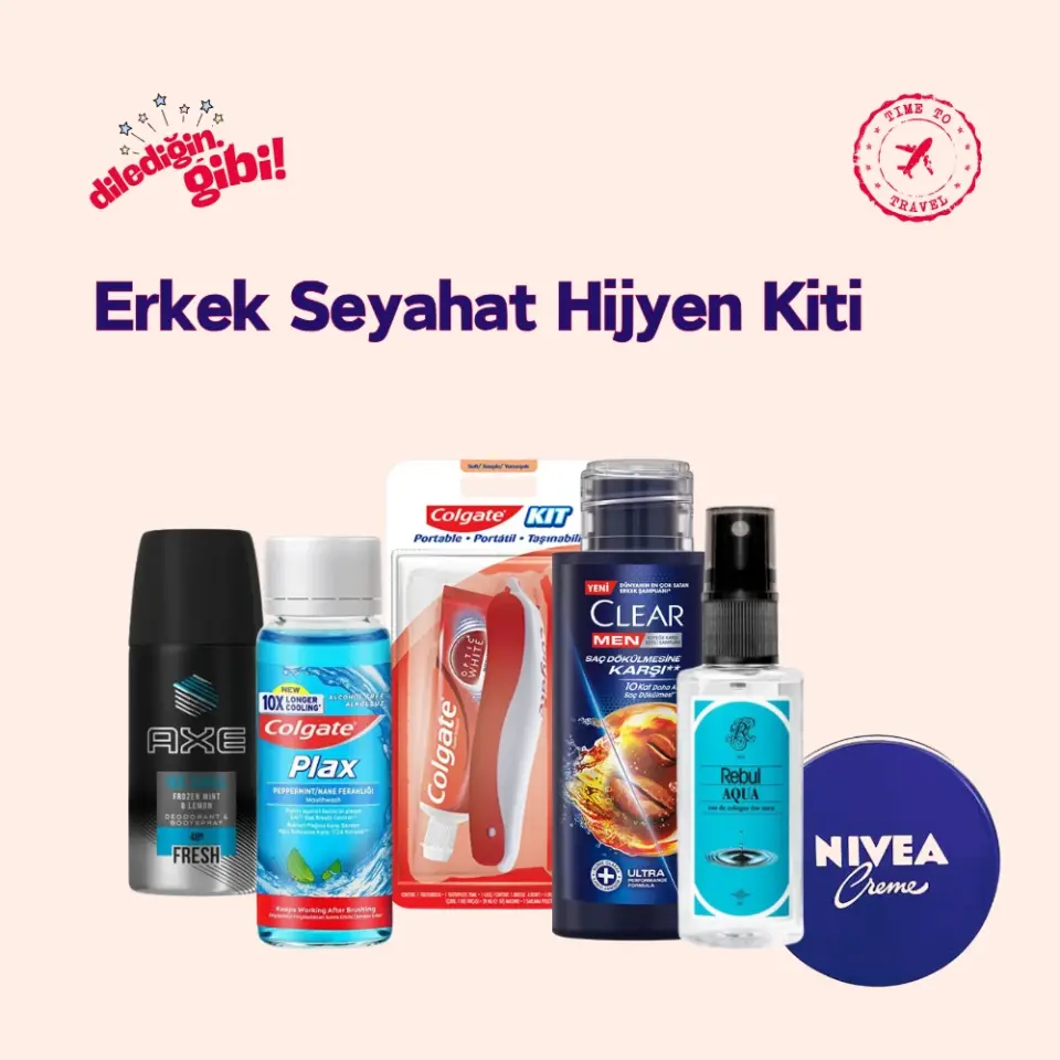 Erkek Seyahat Hijyen Kiti