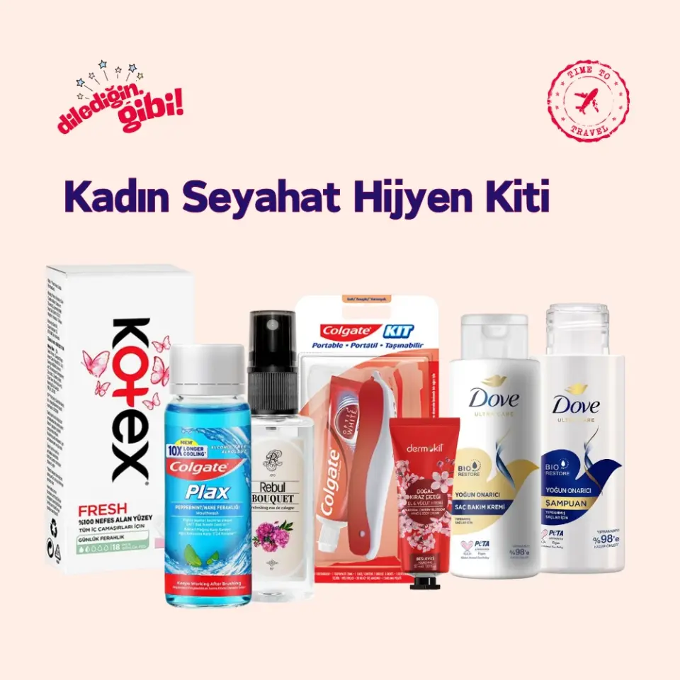 Kadın Seyahat Hijyen Kiti