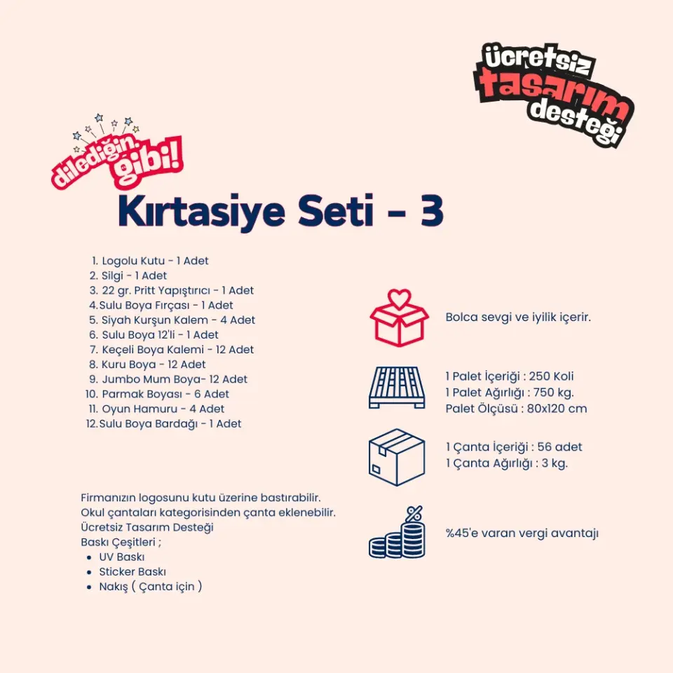 Kırtasiye ve Sanat Seti - 3