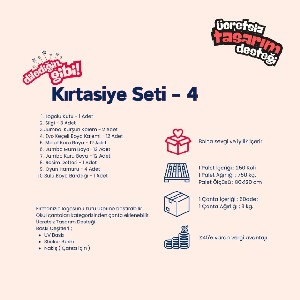Kırtasiye ve Sanat Seti - 4