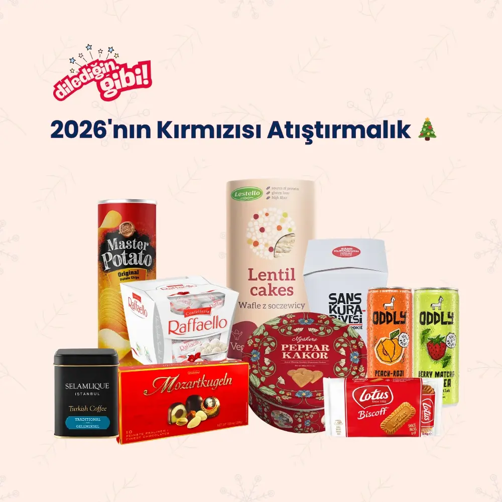 2026'nın Kırımızısı Atıştırmalık Paketi