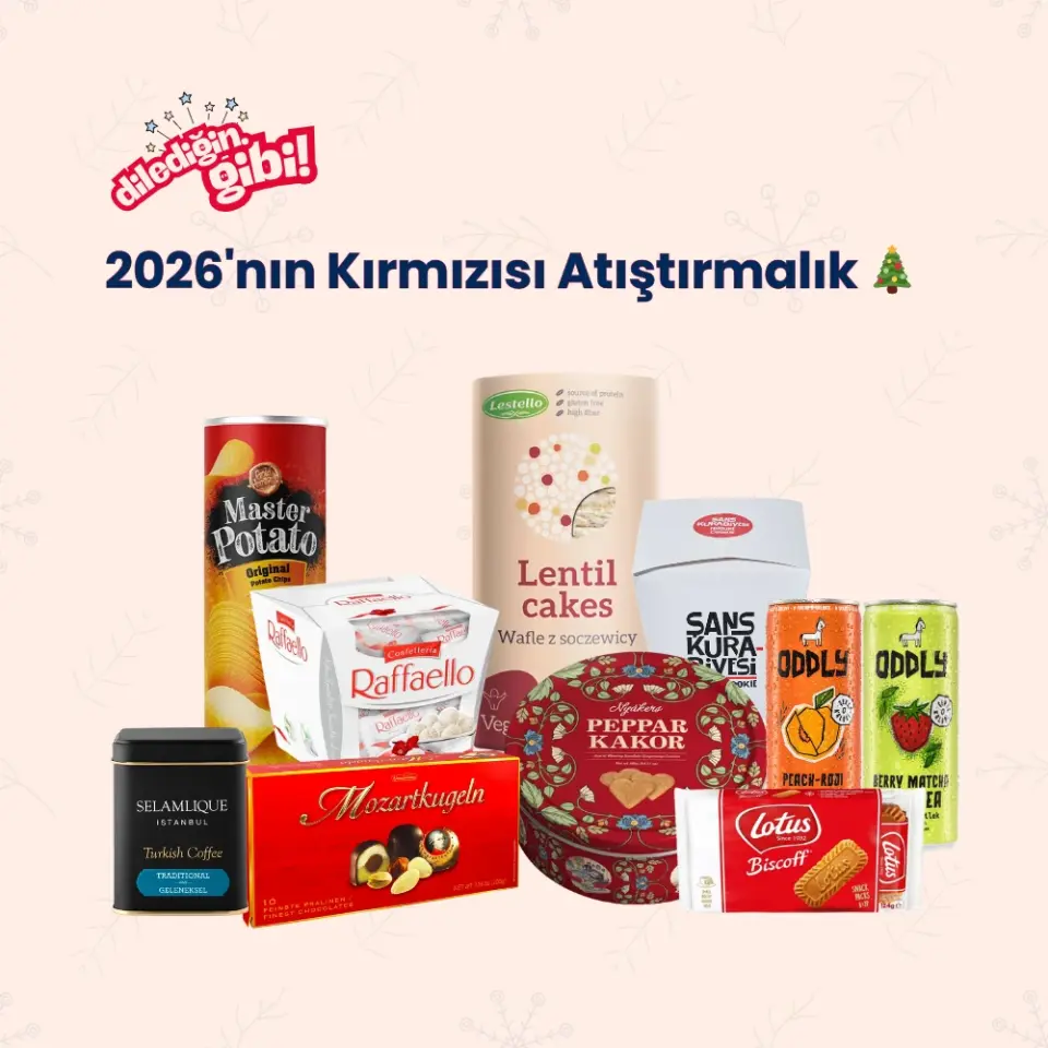 2026'nın Kırımızısı Atıştırmalık Paketi