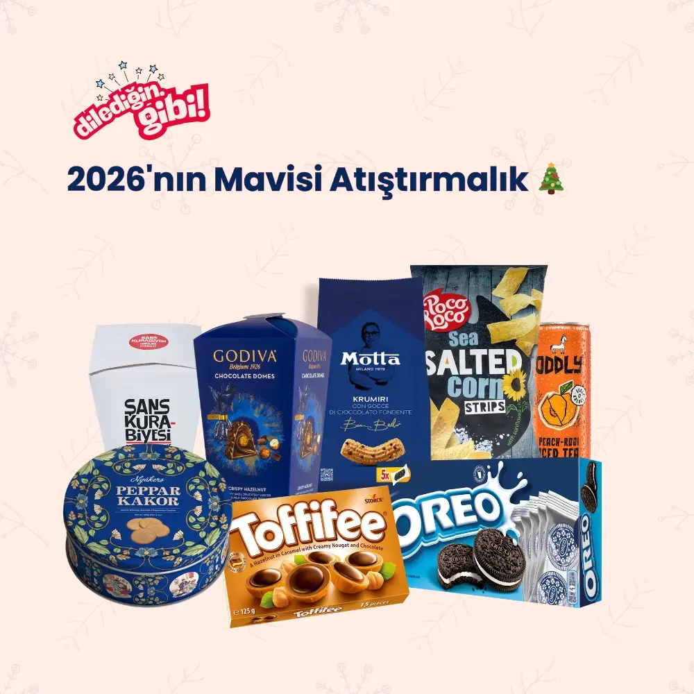 2026'nın Mavisi Atıştırmalık Paketi